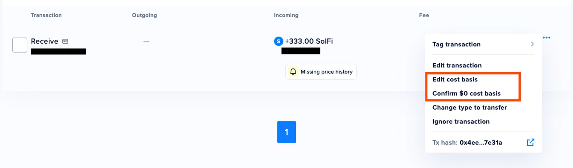 Troubleshoot unsupported assets with a circle symbol – CoinTracker